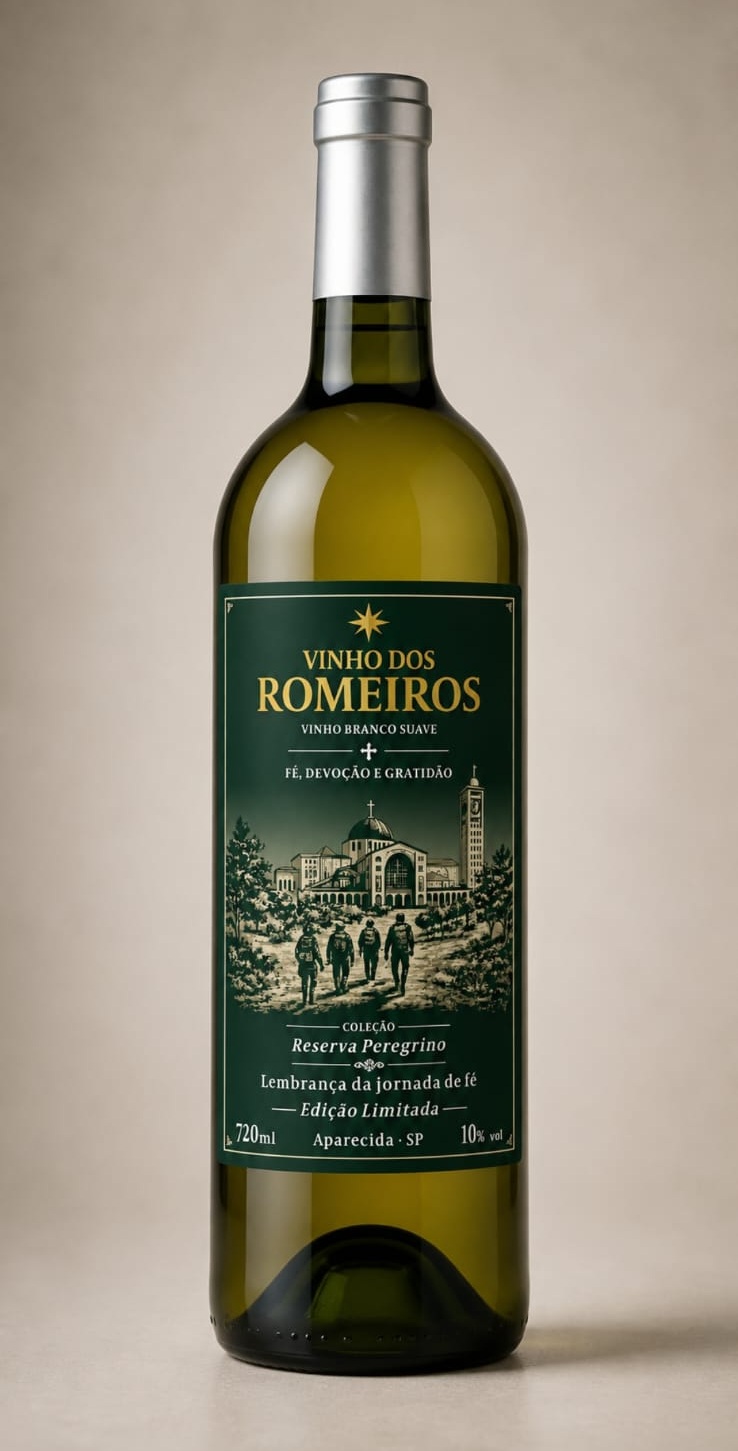 Garrafa Branco Suave · 750ml — Vinho dos Romeiros